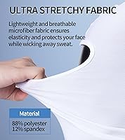 Vista 3 de RABIGALA Pasamontañas, máscara de esquí para hombres y mujeres, protección UV, polaina para el cuello para esquí, motocicleta