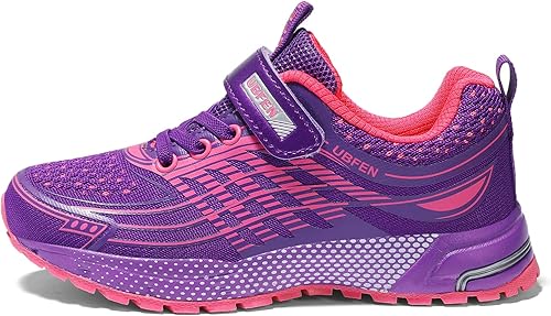 Miniatura 3 de UBFEN - Tenis para niños y niñas, ligeros y transpirables, para correr, caminar, gimnasia, deportes atléticos
