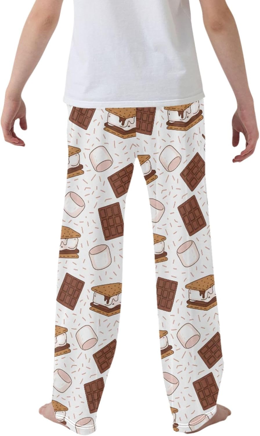 Pajama Pants S'mores Chocolate Marshmallows for 6-14 Years