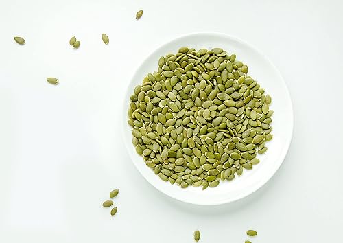 Miniatura 6 de Semillas de calabaza germinadas orgánicas con sal del Himalaya 8 onzas sin OMG ligeramente saladas crudas aptas para keto y paleo veganas a granel