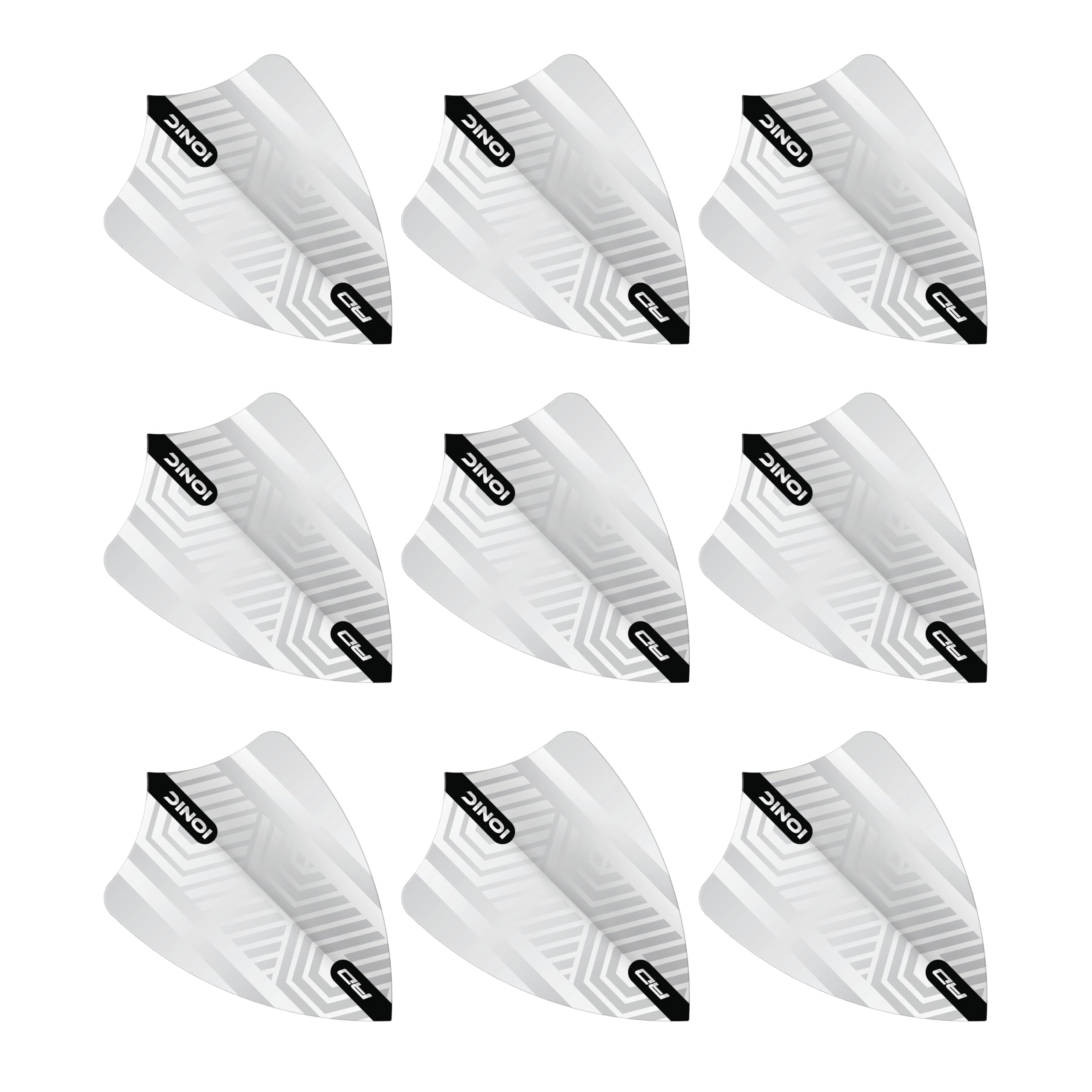 RED DRAGON Hardcore Freestyle Dart Flights- 3 Sets Per Pack (9 Dart Flights in Total)