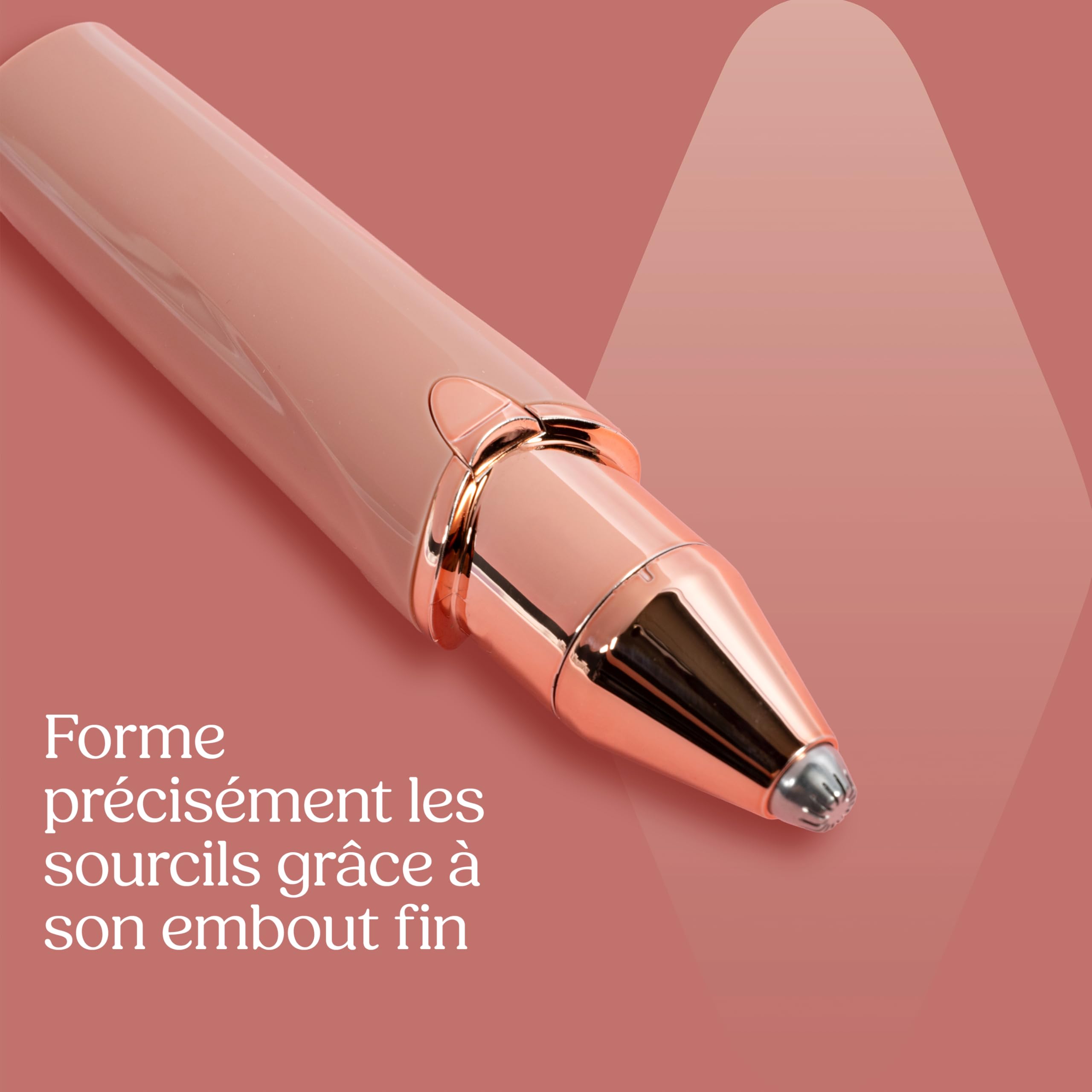 Wilkinson Sword Intuition Facial Trimmer and Styler, rasoir sourcils 2-en-1 | Tondeuse et rasoir visage multizone pour femme, aide à sculpter et à définir, compact, avec 1 brosse de nettoyage, 1 pile AA