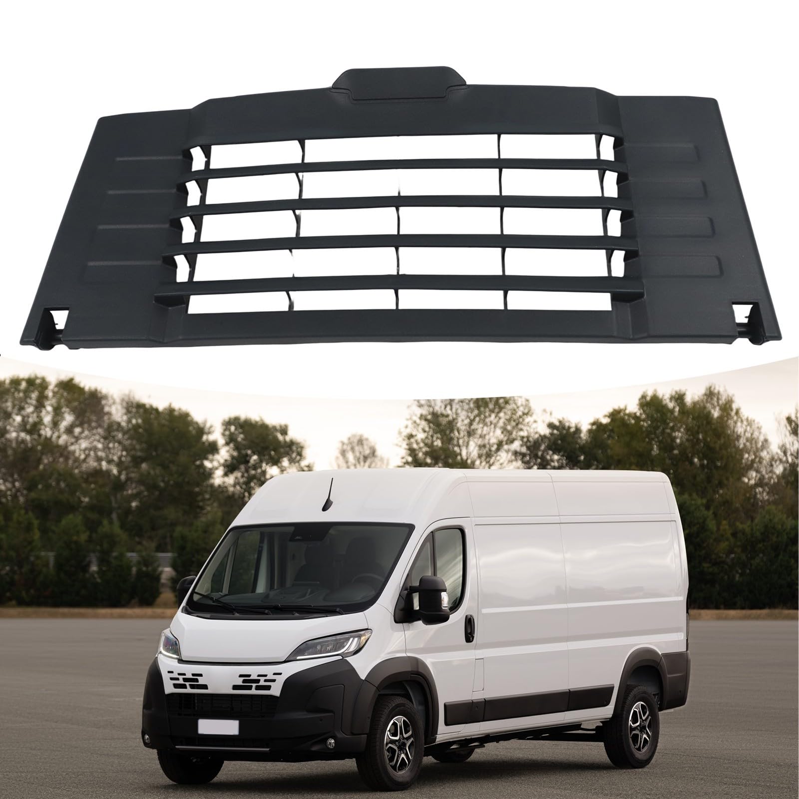 Garniture de grille d'aération de siège avant pour Fiat Ducato Relay Boxer-Vauxhall Movano à partir de 2006, pièce de rechange en plastique ABS OEM 60911957 60911668, noir