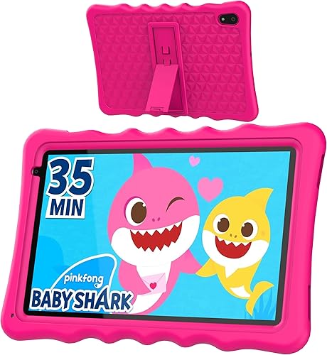 BYYBUO Tabletas Android 13 para niños con funda, tabletas Android de 10 pulgadas, tableta con 4 GB de RAM y 32 GB de ROM, 1280 x 800 IPS, tableta