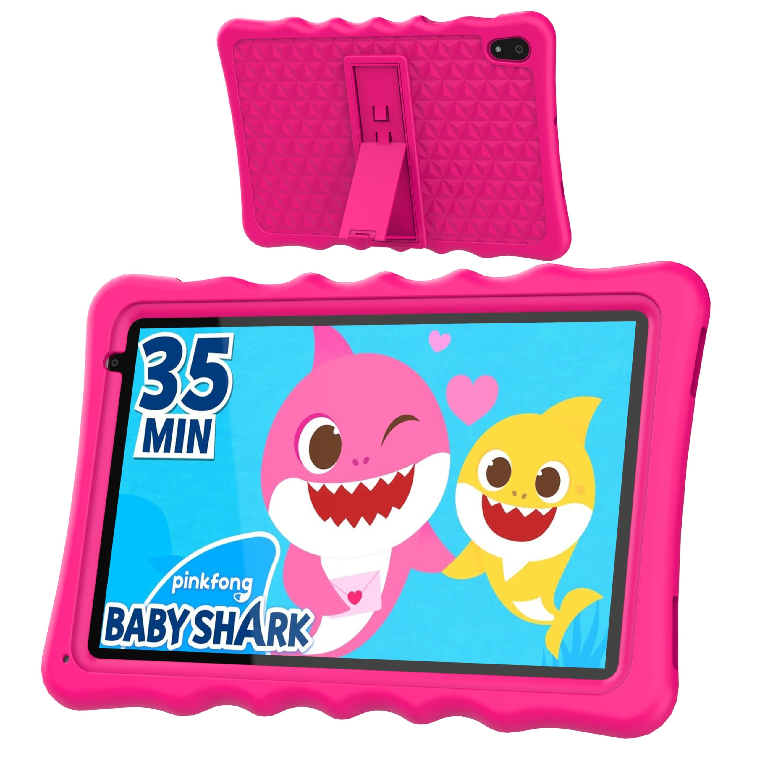 BYYBUO Android 13 Kid Tablets with case, Android 10 inch Tablets, Tablet with 4GB RAM & 32GB ROM,1280 * 800 IPS, Tablet for Kids 3-7