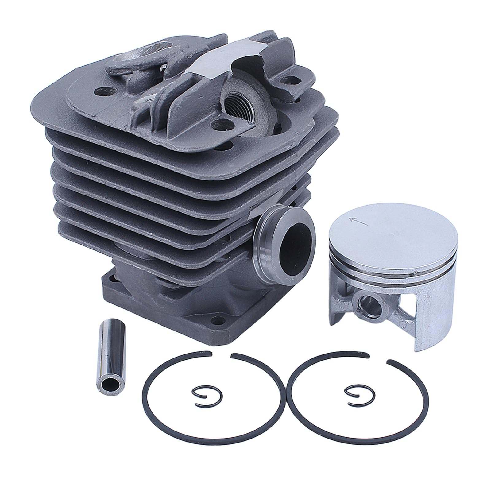 1 Juego de filtro de aire de sello de aceite de pistón de cilindro de 48mm for Stihl 036 MS360#11250201206 repuestos de motosierra Motosierra Gasolina