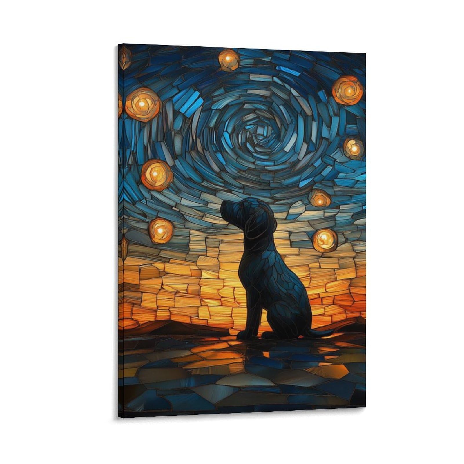 Labrador Retriever impression giclée toile décoration murale salon - 6