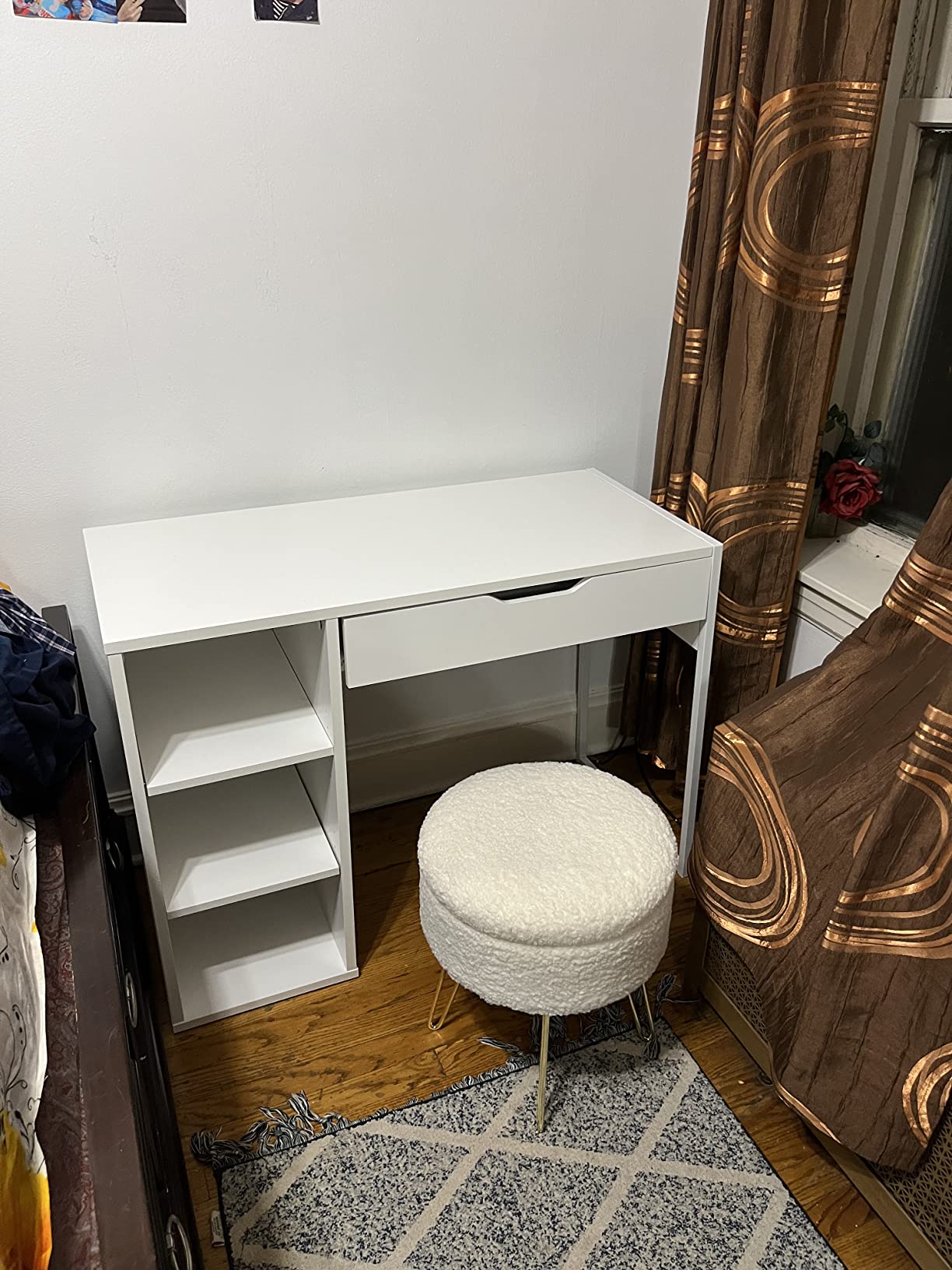 24/mo Finance OSP Home Furnishings Ravel 40Inch Wide Writing Desk