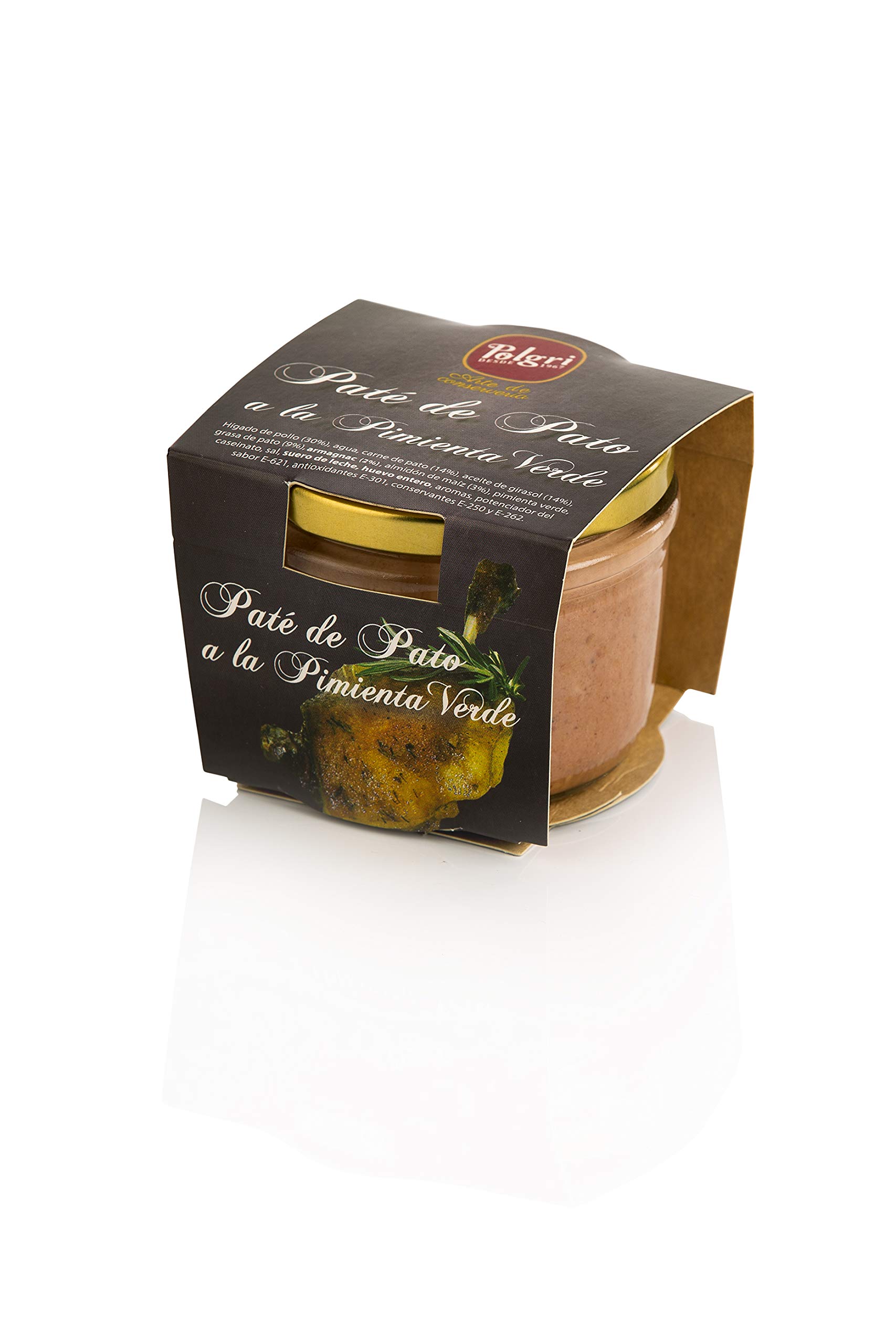 Polgri Paté de Pato a la Pimienta Verde 110 grs. x 3 unds.