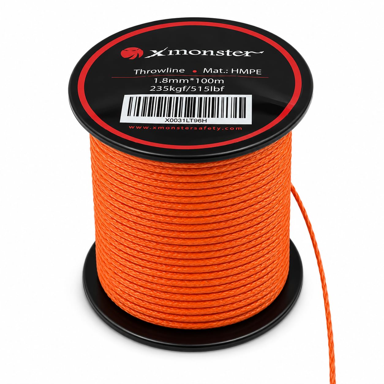 Wurfschnur 1,8 mm 100 % UHMWPE Osterseil für Arboristen, am besten zum Baumklettern, Werfen von hohen Gliedmaßen, für allgemeine Zwecke (Orange, 330)