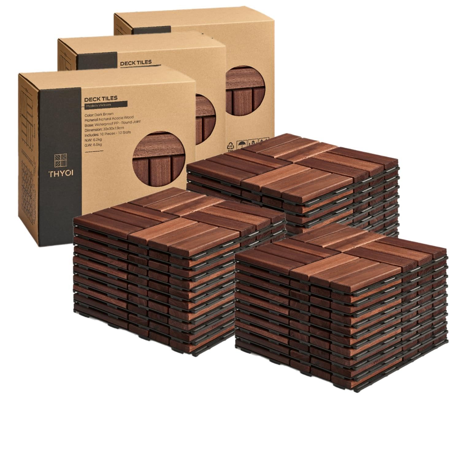30 Pcs - 30 Square Ft