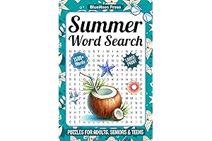 Summer Word Search Puzzles For Adults: Engage Your Mind and Improve Cognitive Skills