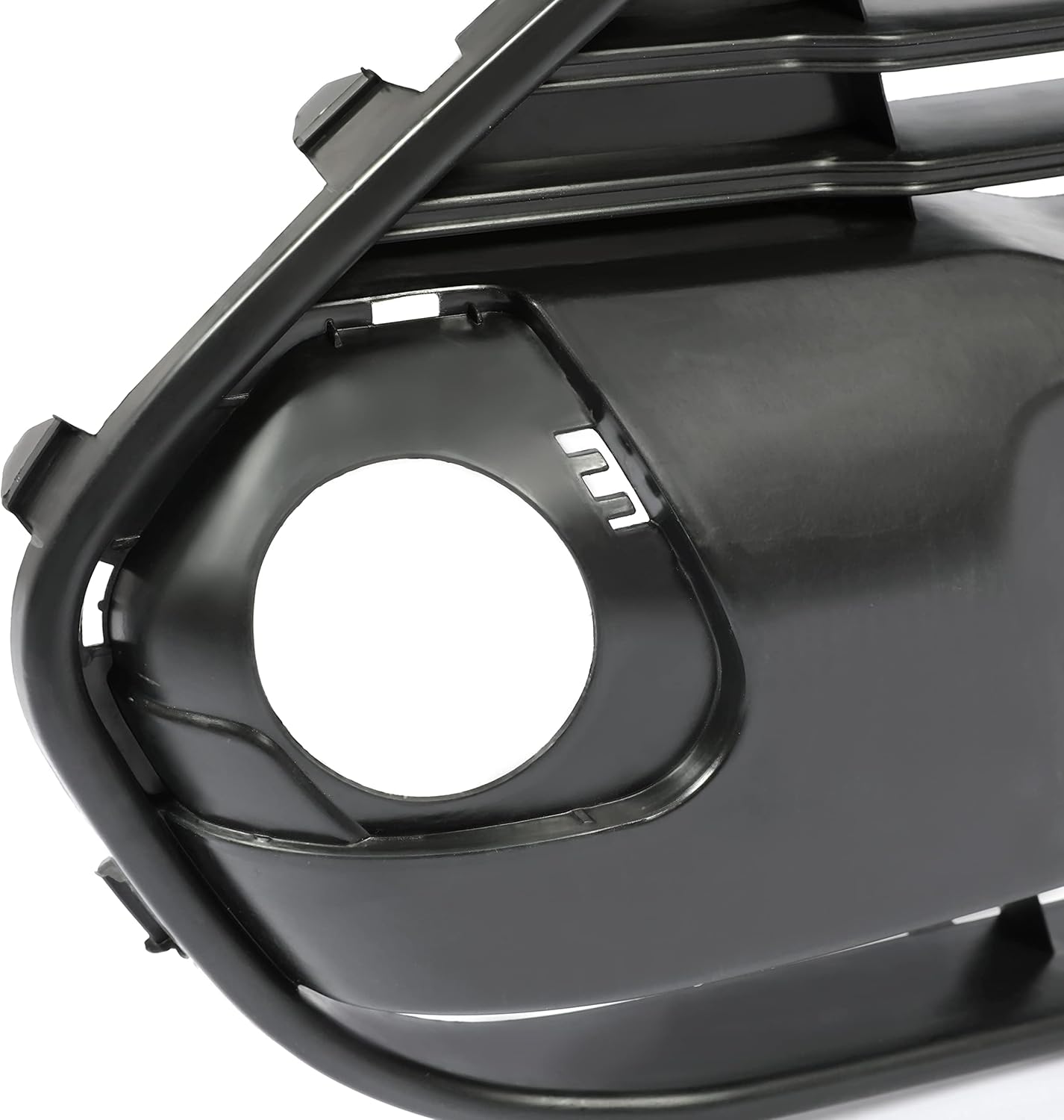 KUAFU Front Grille Compatible with 2014-2018 Ford Transit Connect Bumper Face Bar Grille Grill Replacement for FO1036172C DT1Z17E810B FO1036172 Black