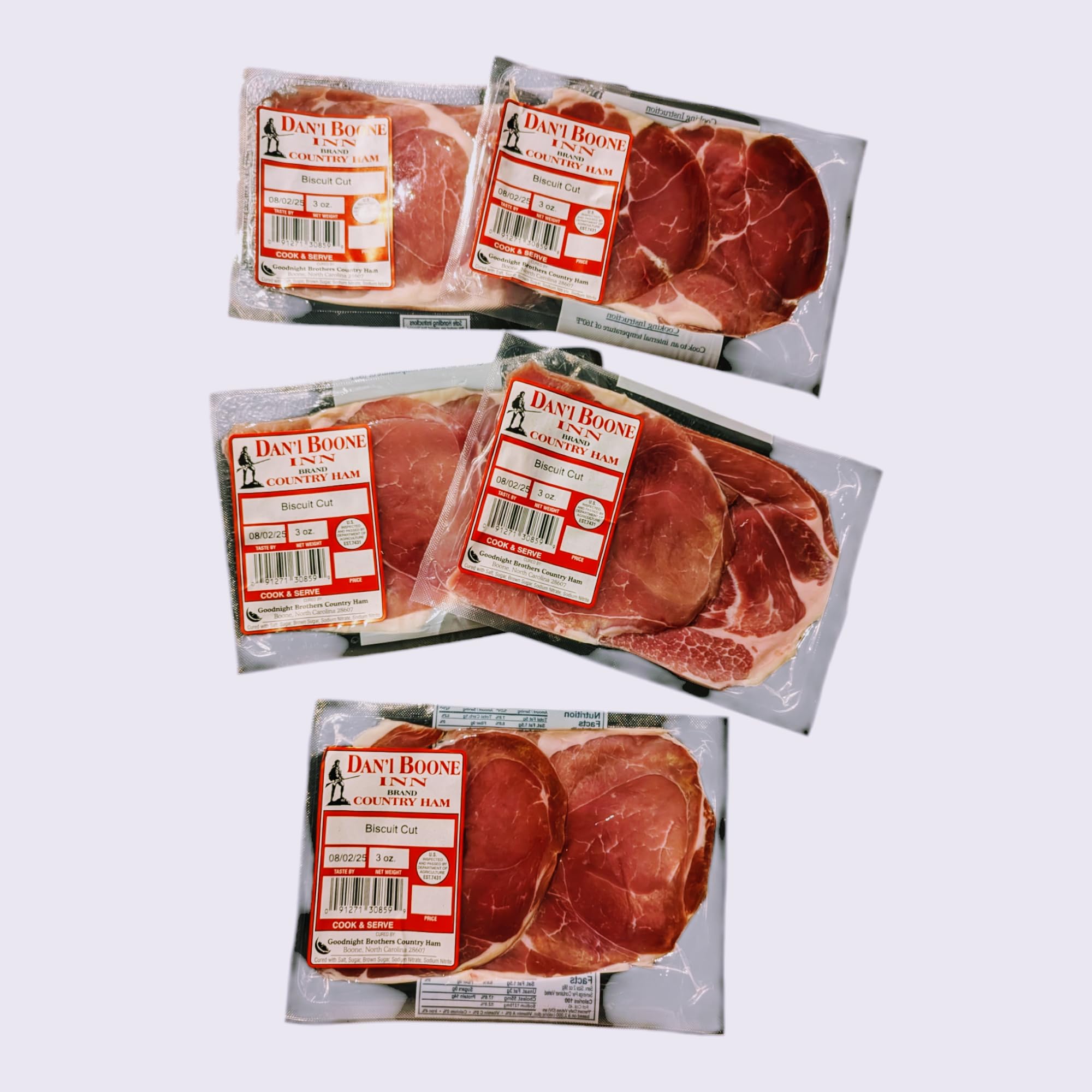 Country Ham Selection – Daniel Boone/Goodnight Brothers – Multiple Cuts Available (Biscuit Cut)