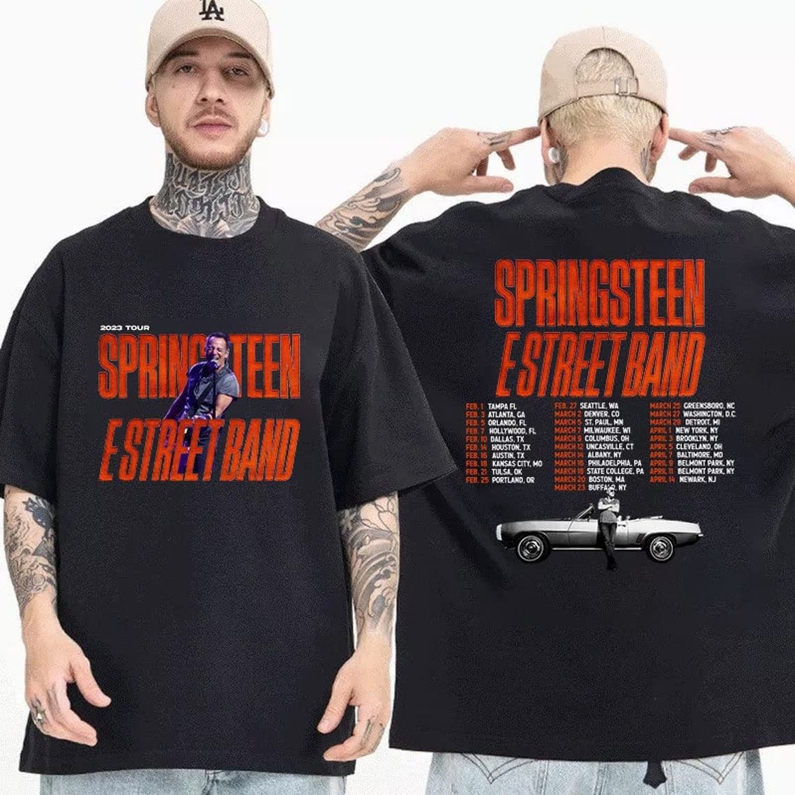 Bruce Springsteen and The E Street Band Tour 2023 Hoodie, Rock Band 2023 Hoodie