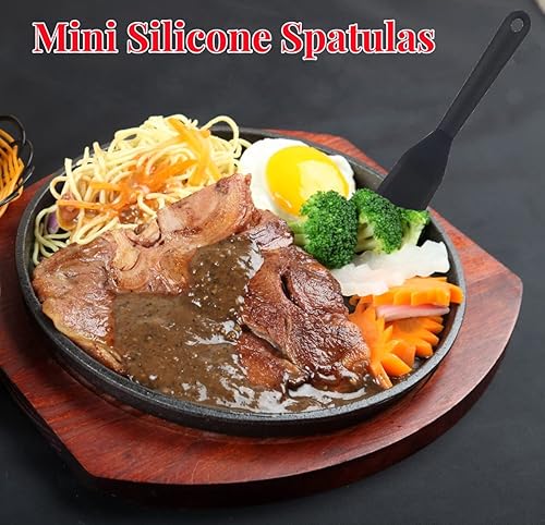 Miniatura 7 de Mini espátula para servir brownie, espátulas de silicona para galletas, flexible, antiadherente, de silicona, para servir, resistente al calor, para