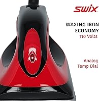 Vista 2 de Swix Cera universal, temperatura ajustable de 110 V, rojo, placa base grande