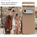 YATWIN Silicone Case for iPhone 17 Air, Soft-Touch, Shockproof, DustProof, Antiskid Phone Cover for Apple iPhone 17 Air - Milk Tee gallery image
