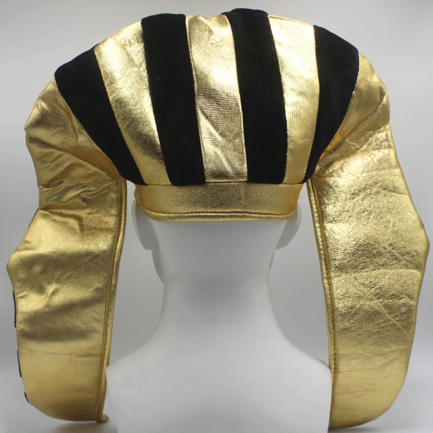 RmKbe Egyptian Pharaoh Hat Men's Pharaoh Headpiece Men Role Play Cosplay Prop Egyptian Costume Fancy Dress Accessory for Halloween Party - Image 3