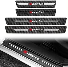 Pack of 4 Car Threshold Protector Car Bumper Covers Rear Bumper Accessories Car Tuning Fits Most Cars