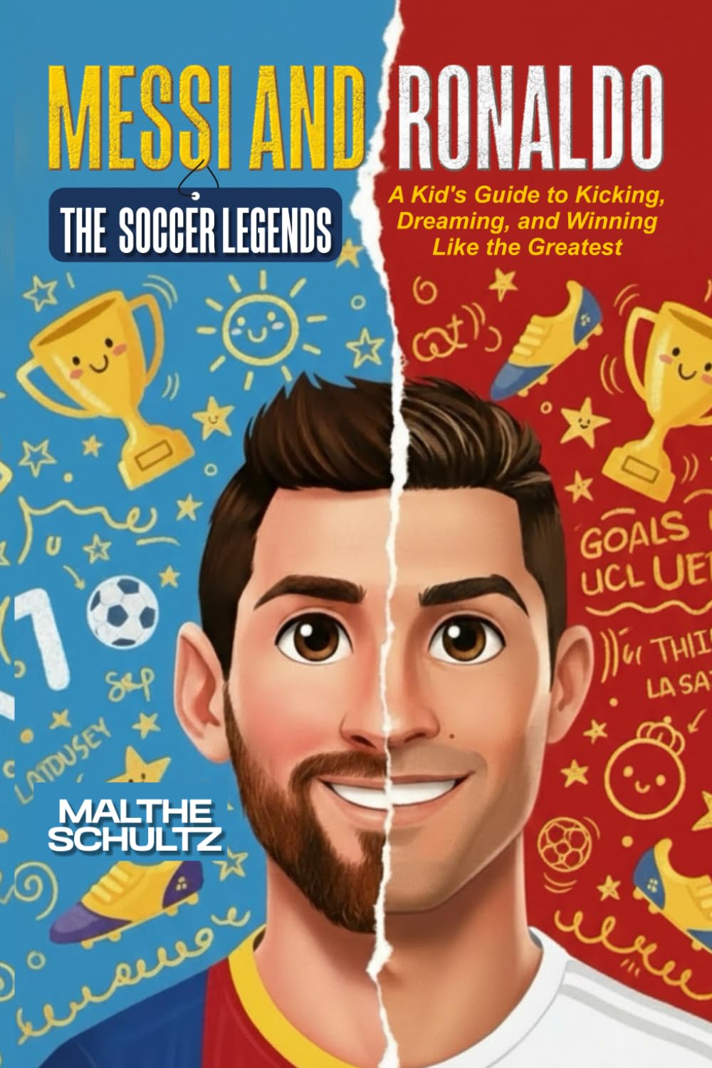 MESSI AND RONALDO: THE SOCCER LEGENDS: A Kid’s Guide to Kicking, Dreaming, and Winning Like the Greatest