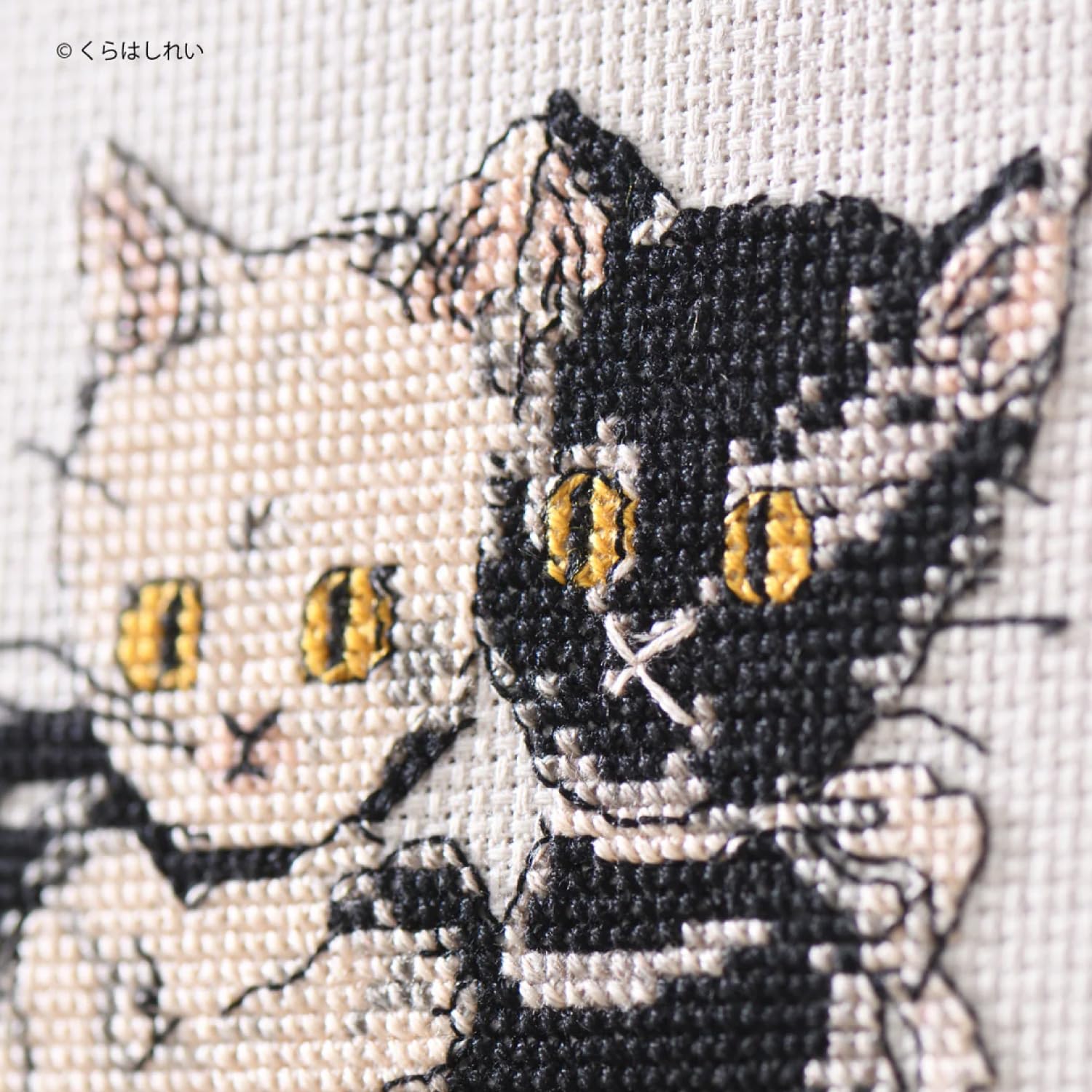 Amazon | くらはしれい クロスステッチキット 双子のねこ CF916106