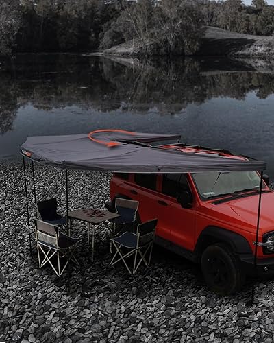 Miniatura 7 de Naturnest Toldo, Toldo 270 para Jeep, Van, camión, SUV, toldo Overland, Toldo Naturnest de 270 grados, toldo para automóvil para OVS RV toldo, toldo