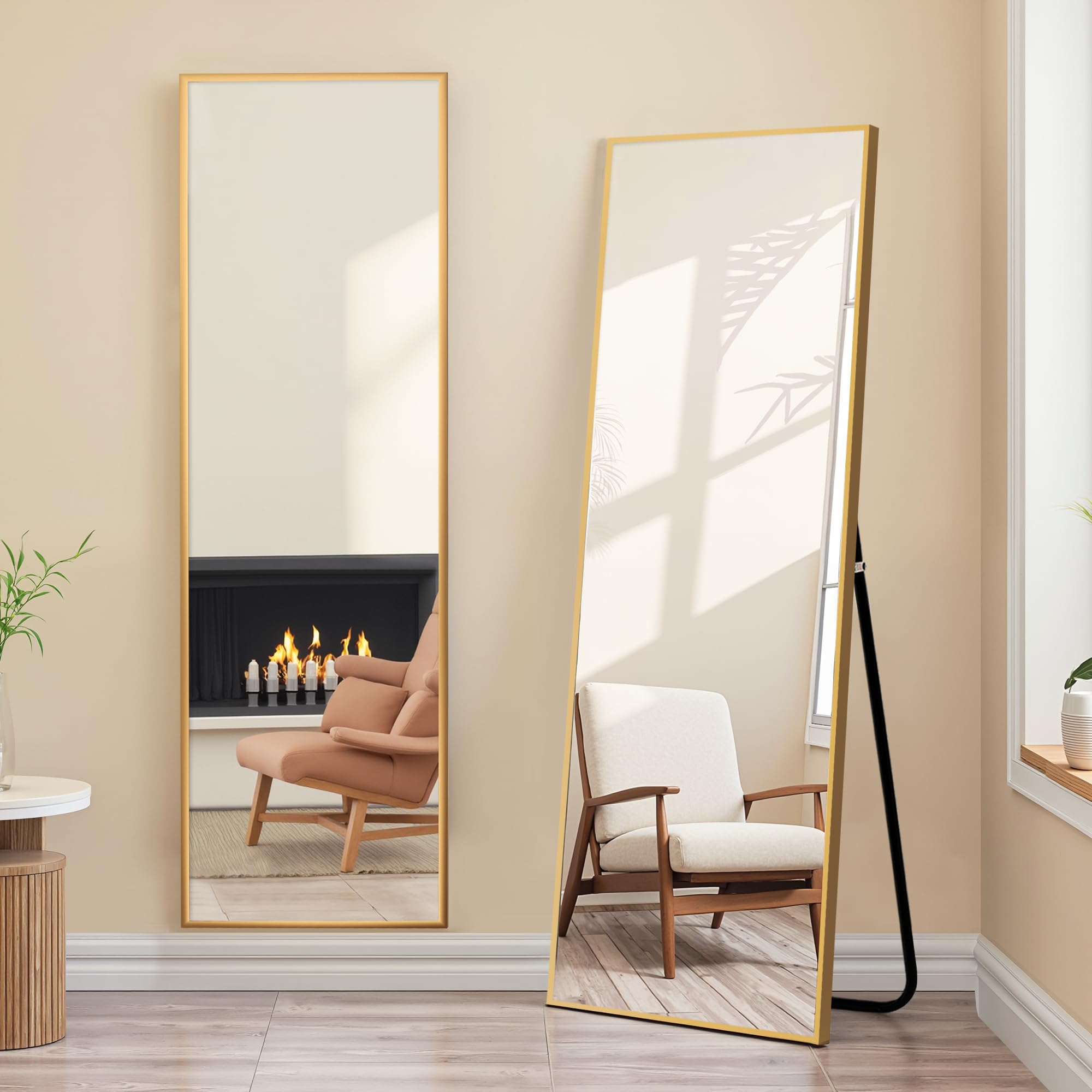 Amazon.co.jp: ミルオ君の鏡工房 姿見 全身ミラー 強化ガラス 割れても