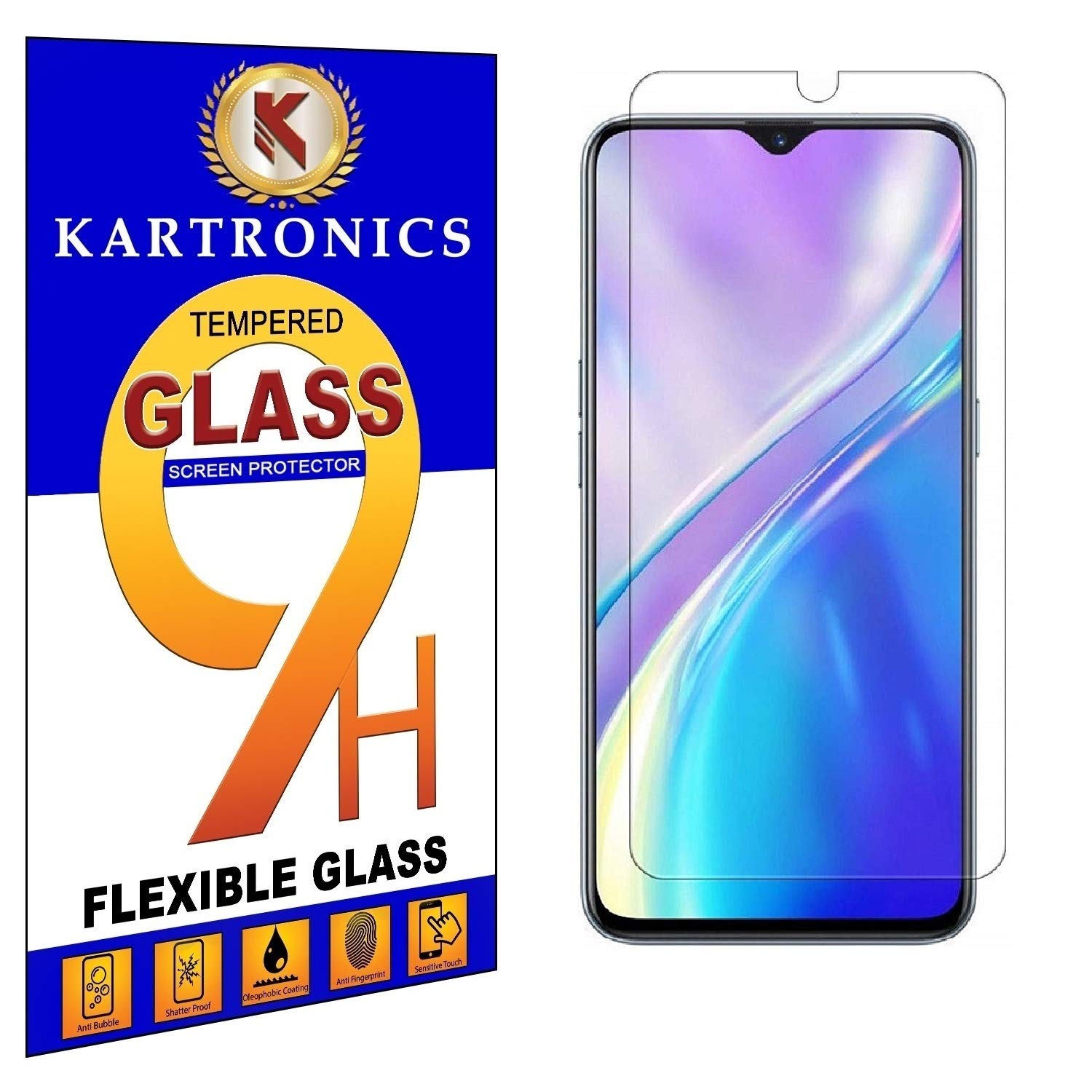 Kartronics Compatible with Oppo Realme X2/Realme XT Premium Tempered Glass Screen Protector Slim 9H Hard 2.5D with Full Installation Kit and Warranty (B08HPHPRSP) Amazon Price History, Amazon Price Tracker
