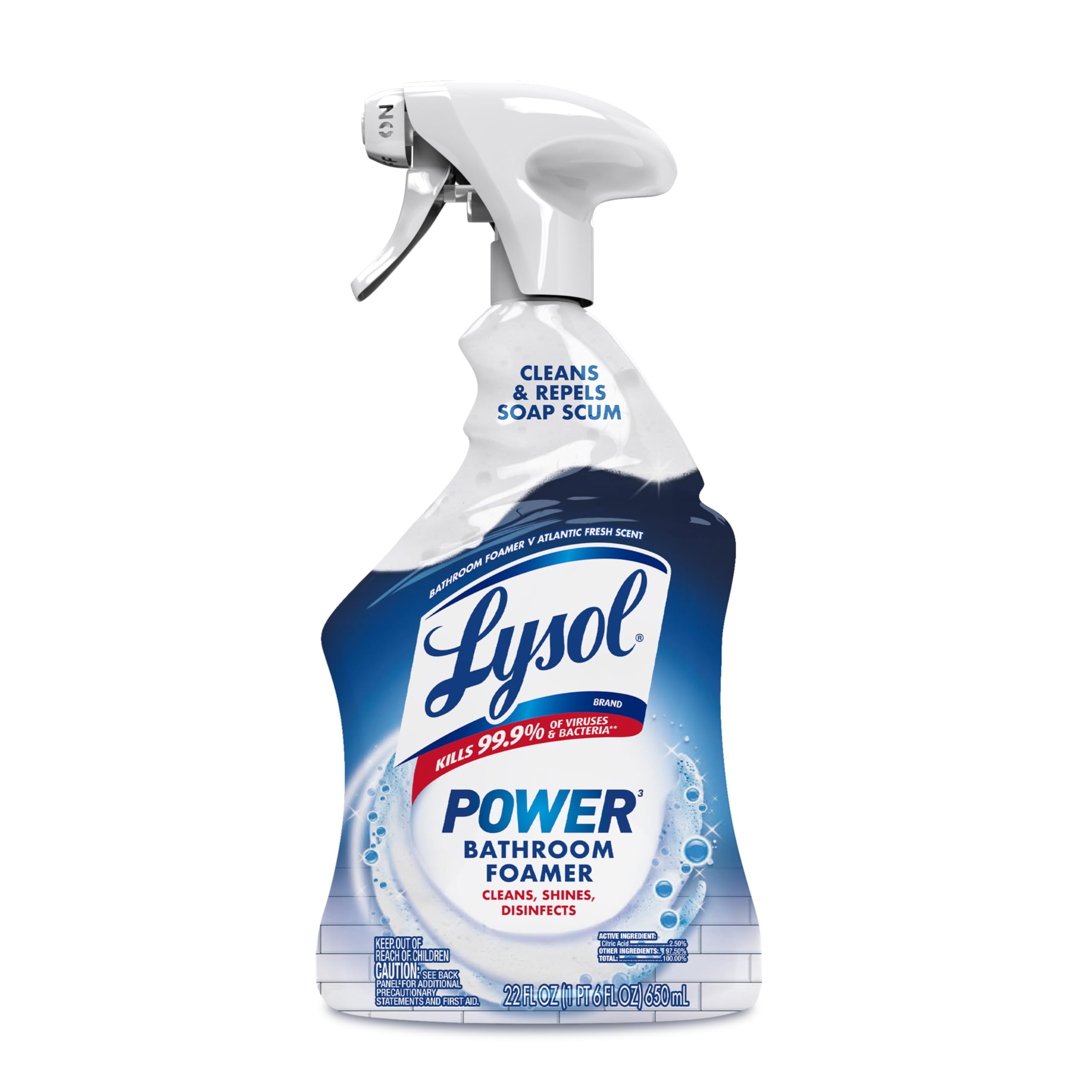 Lysol Power Bathroom Cleaner Spray, Island Breeze, 32 oz
