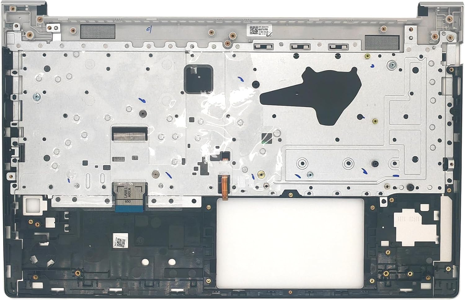 Replacement Upper Case Palmrest for HP Probook 450 G10 Seiries Laptop Backlit Keyboard Assembly N43874-001 Silver