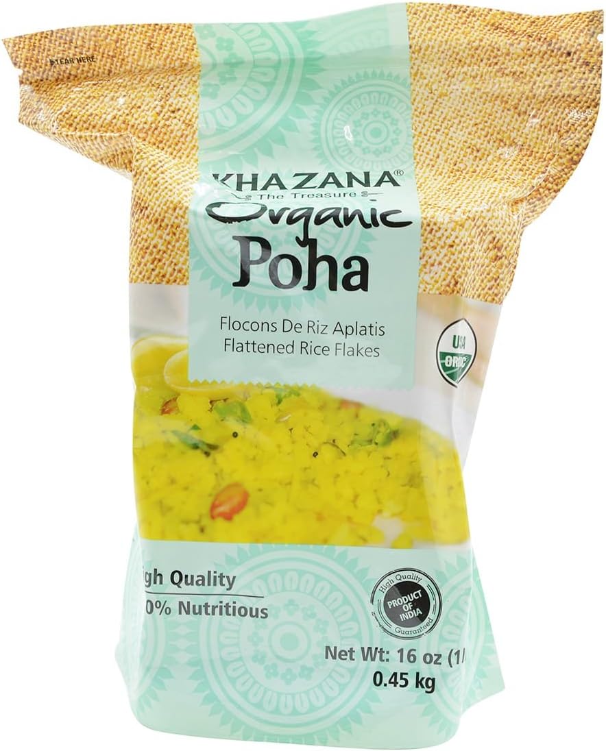 Khazana, Organic Poha, 1 Pound(LB)