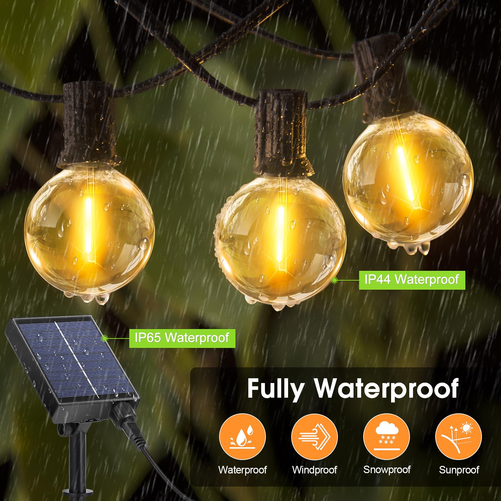 Solar String Festoon Lights Outdoor - Image 4