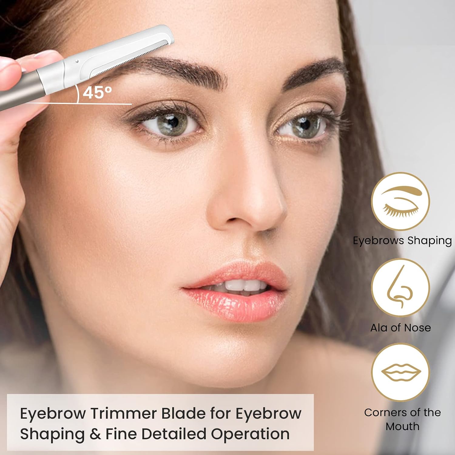 COSYLIFE Dermaplane Razor for Women Face | 20 Replaceable Blades, Face Razors for Women, Facial Shaver/Eyebrow Razor, Dermaplaner Help Exfoliate and Smooth Skin