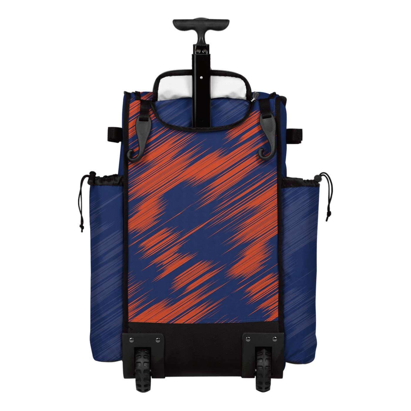 Sac De Baseball/softball Roulant Superpack 2.0 – 23,5x13,5x9,5 Pouces, Bleu/blanc/rouge