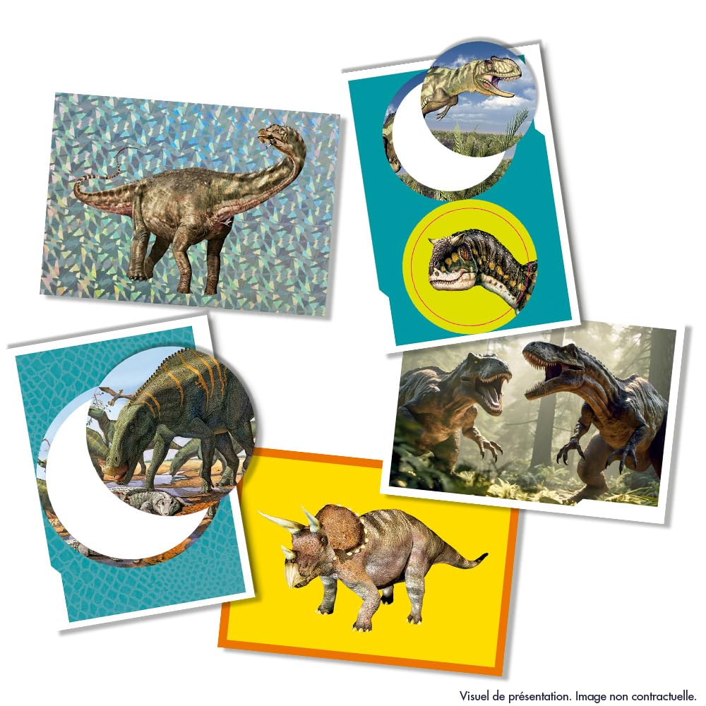 Panini DINOS NATIONAL GEOGRAPHIC KIDS PANINIPEDIA Pudełko z 36 kieszeniami