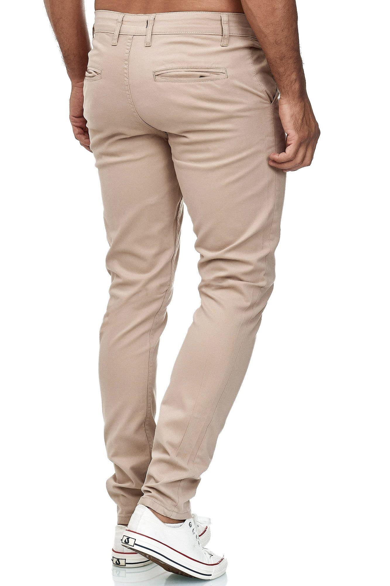 Tazzio Pantaloni Chino da Uomo, Slim Fit, Pantaloni Chino in Tessuto, Elasticizzati, 19530