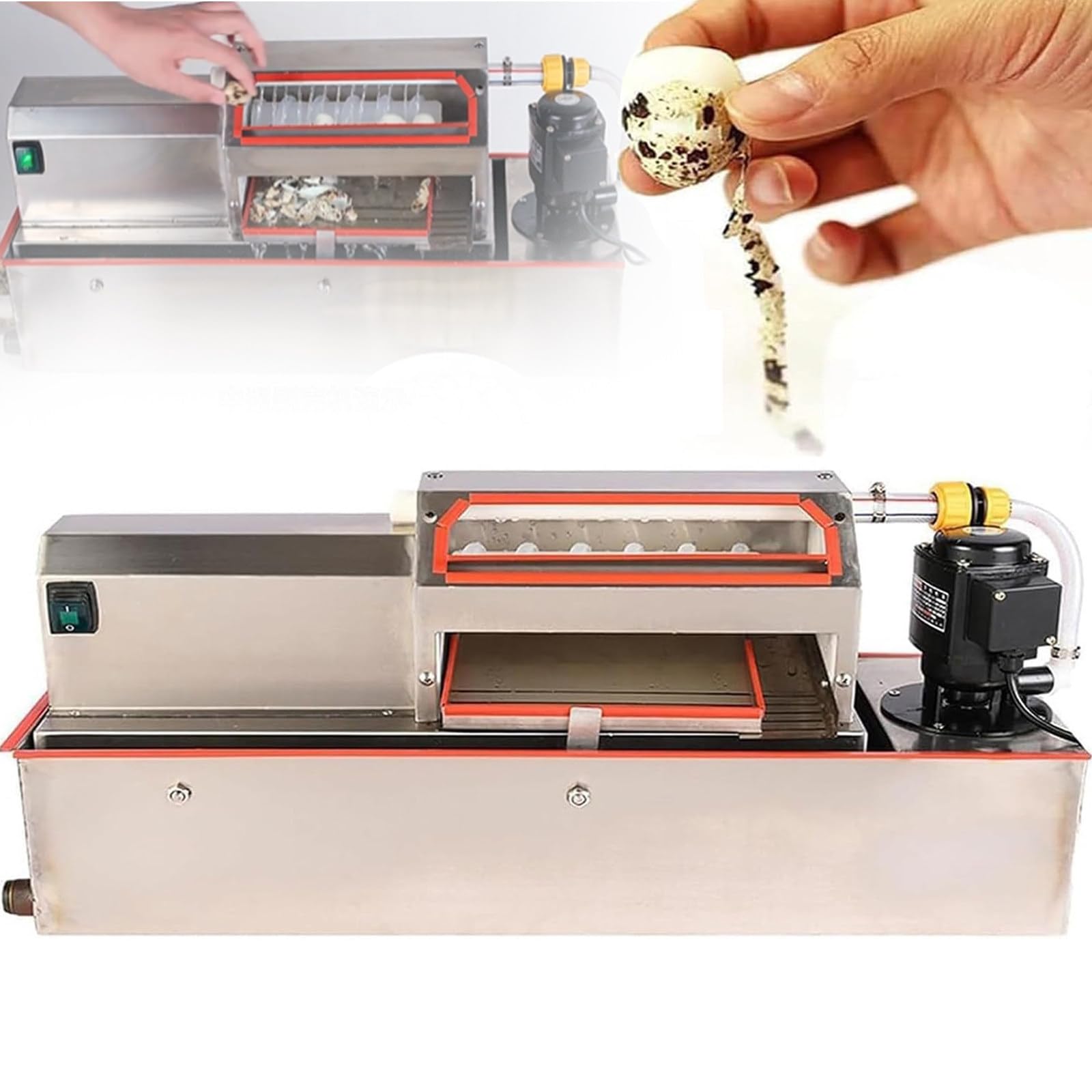 Electric quail egg peeler,efficient commercial home processing tool