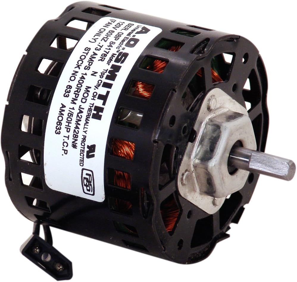 A.O. Smith 633 3.3Inch 1/50 HP, Open Enclosure, Sleeve Bearing, CWSE