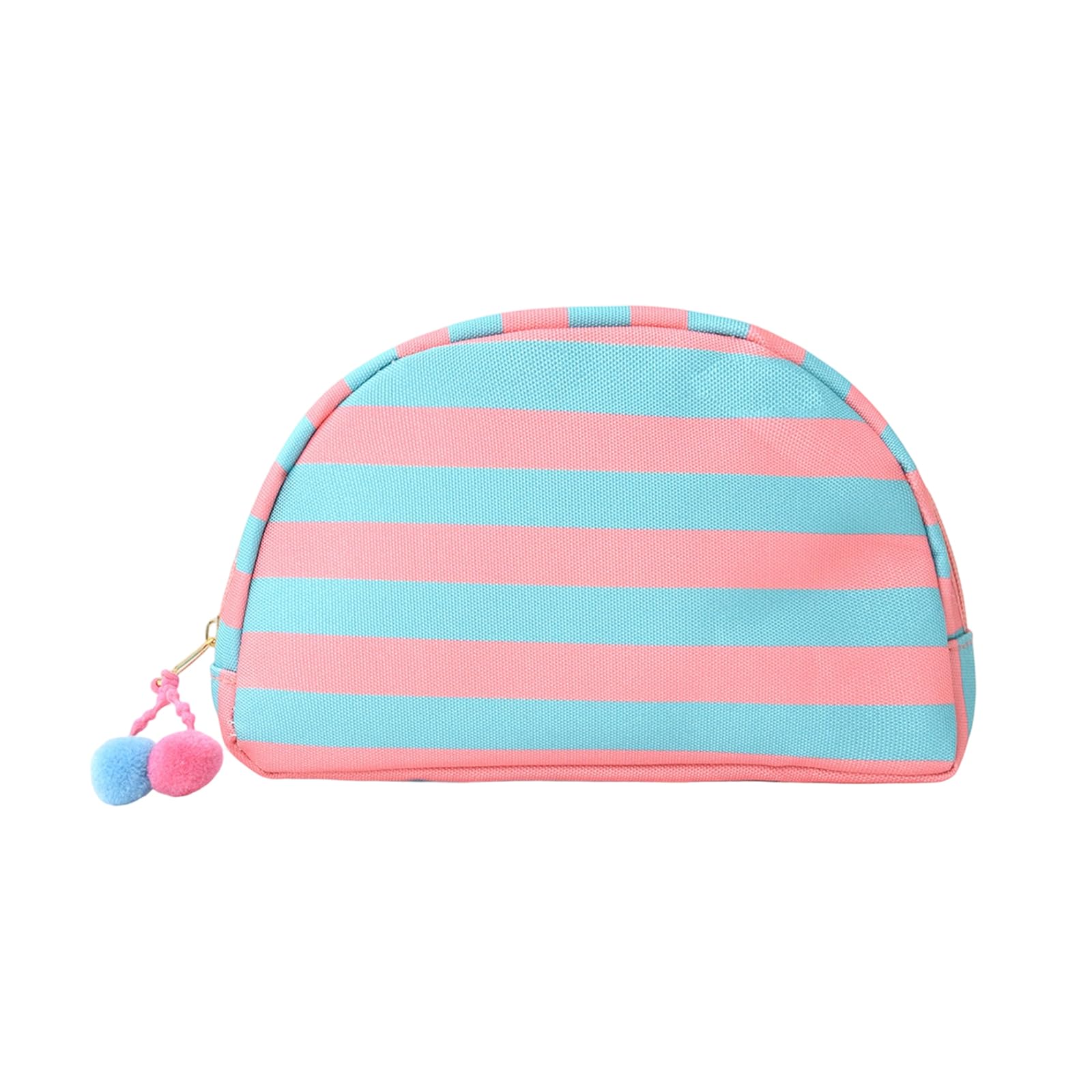 Xinsheinelry Striped Toiletry Bag Room Interior Ideal for Cosmetics Accessories and Personalize Items Multipurpose Cosmetic Planner