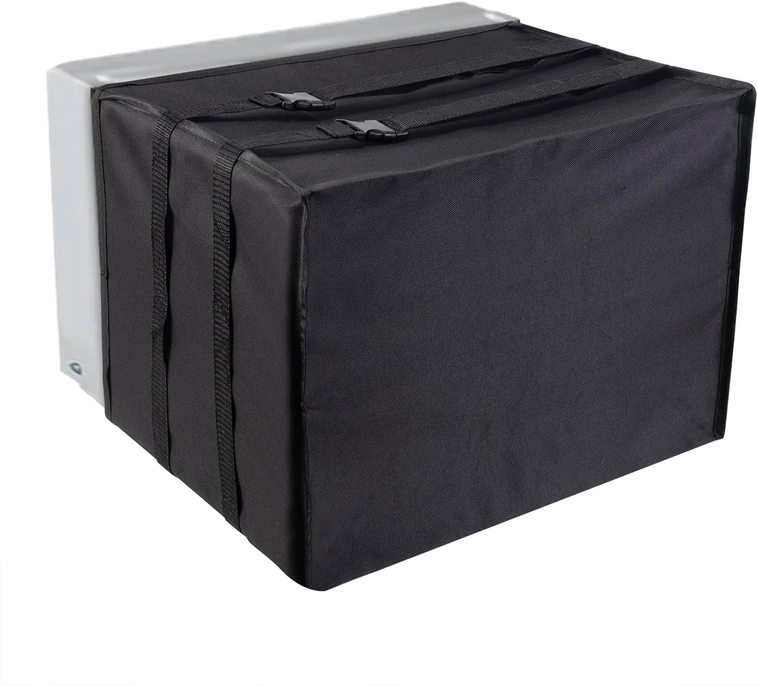 GarpernicsHeavy Duty Window AC Cover, 17Wx12Dx13H, Black, Water Resistant, Cotton, Adjustable Straps