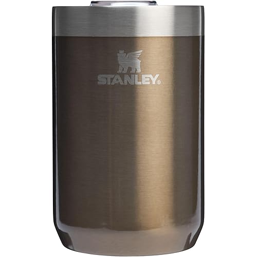 STANLEY Everyday Camp Cup 12 oz | Drink Through Lid | Cup for Coffee, Tea and Drinks | Insulated Stainless Steel | BPA-Free | Gunmetal Shine