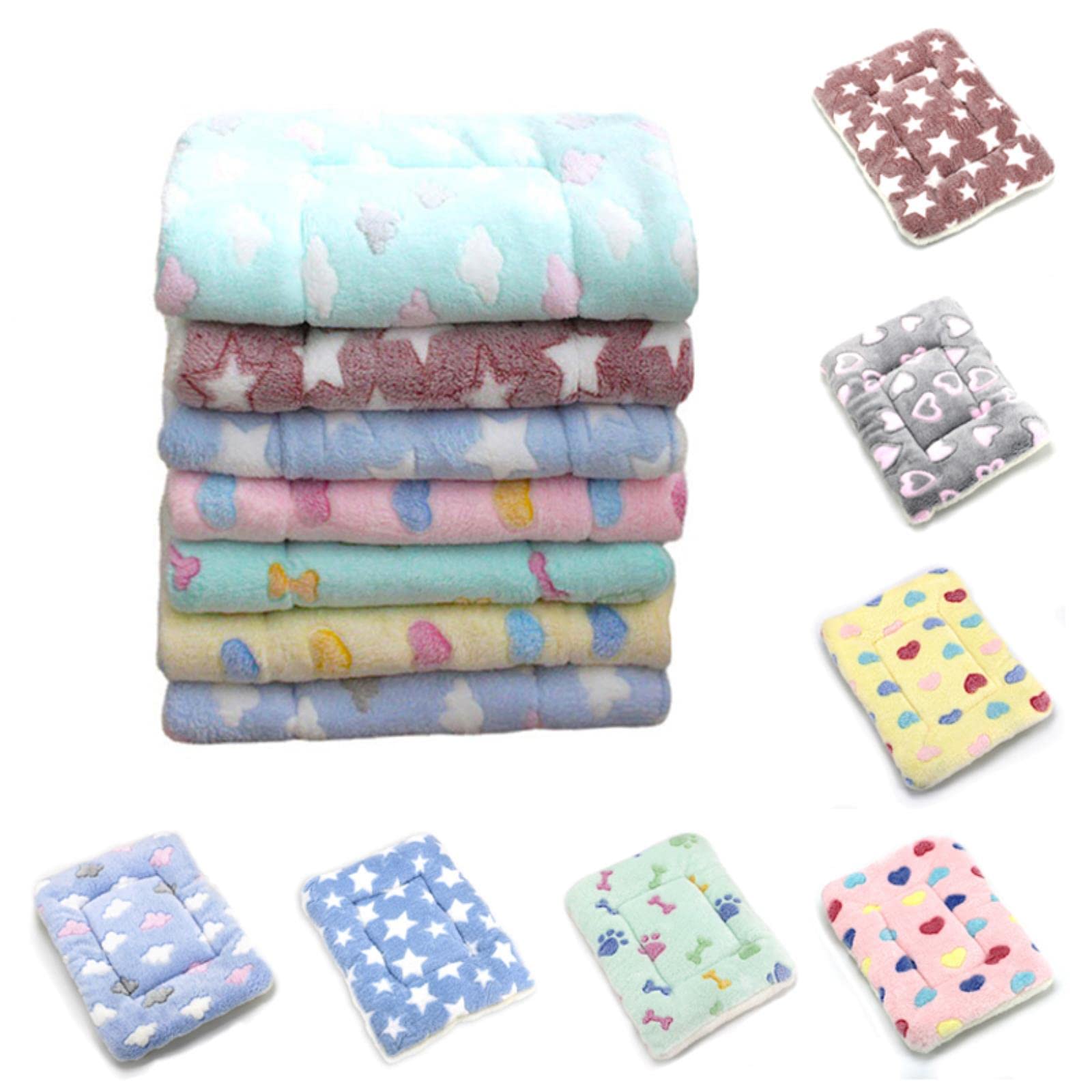 KOOBS Coperta per Cani Cuscinetto per Peluche Morbido da Pet Ispessato Materasso per Pet Materasso Cucciolo di Divano Gatto Cuscino Caldo per Dormire