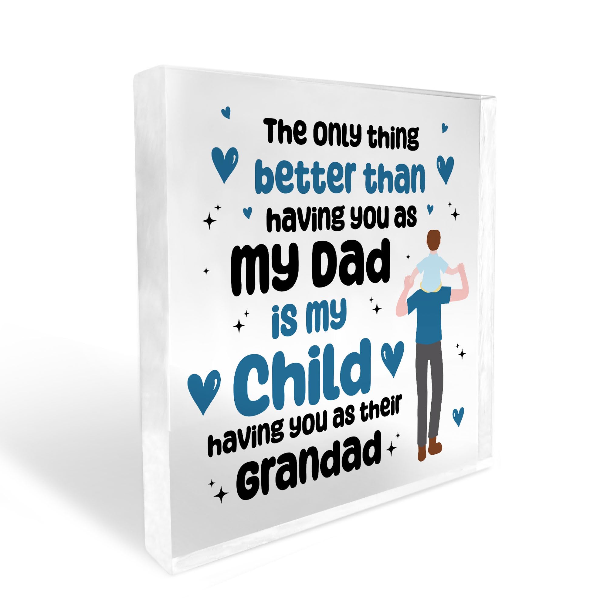 Red Ocean Dad Gifts Thank You Gift For Him Novelty Gifts For Grandad Christmas Birthday For Grandad Dad Keepsake Gift For Him