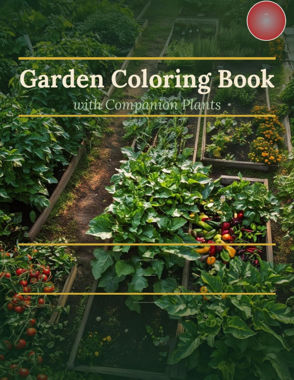 Garden Coloring Book with Companion Plants: Zone 6 Edition | 30 Vegetables with Planting Reference Chart and Garden Planner