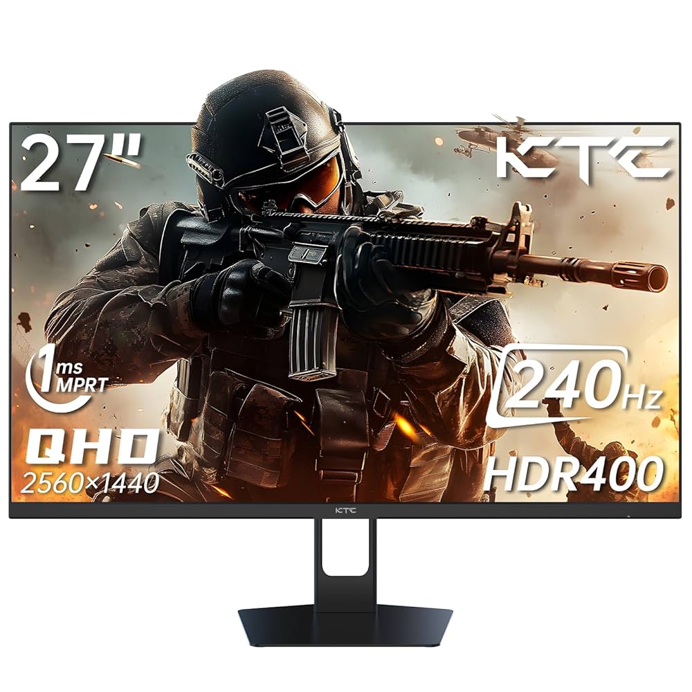 Amazon.com: KTC 27'' 240hz Gaming Monitor 1440p(2560× 1440