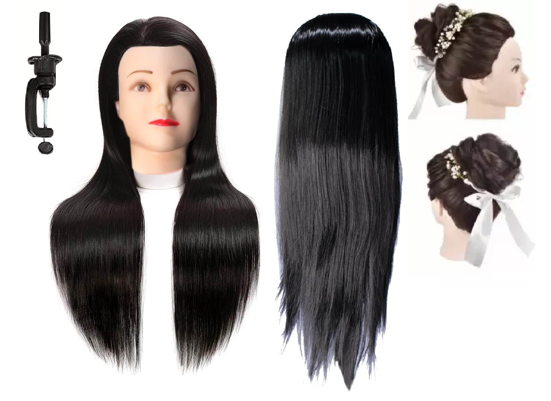 Buy Wizme Professional Hair Dummy For Face Makeup Practice/Synthetic