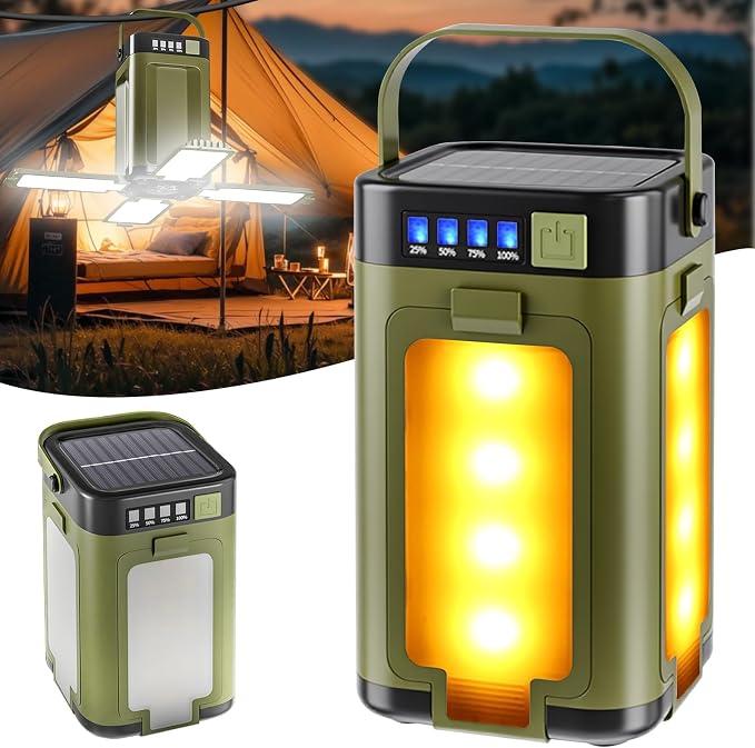 AKOFIC Solar Rechargeable LED Camping Lantern Review