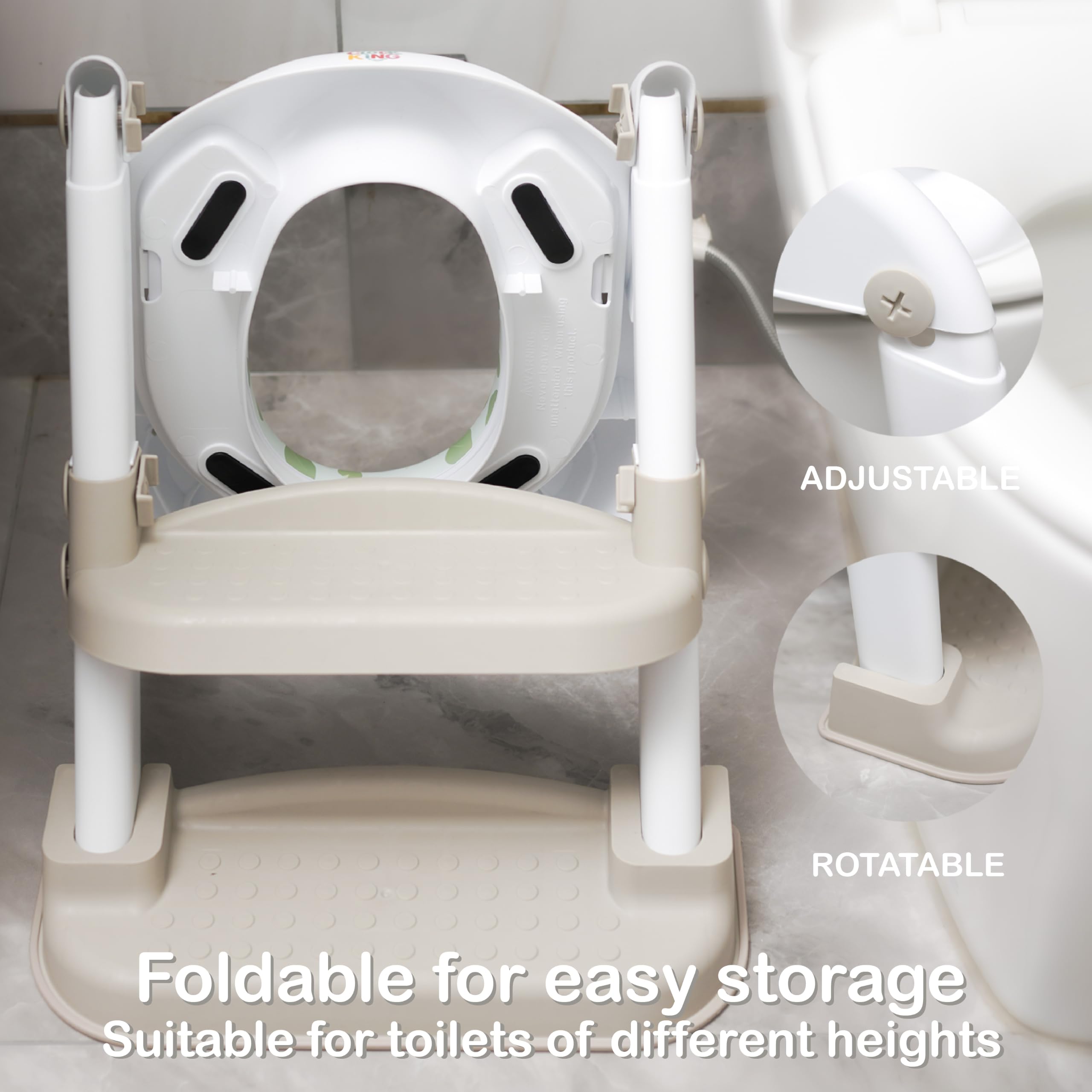 Asiento de entrenamiento para ir al baño, bonito diseño de koala, asiento de inodoro plegable con cojín suave, adecuado tanto para niños como para niñas, con protector contra salpicaduras