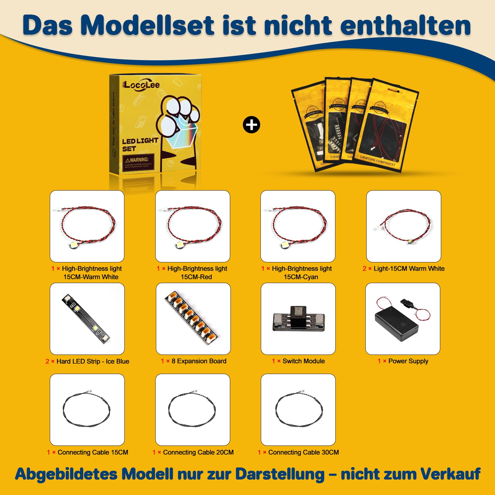 LocoLee Licht Kompatibel mit Lego 31385 Sea Animals: Beautiful Dolphins (Kein - Lego-Set) Dekorative Beleuchtung Set Compatible with Lego Meerestiere: Wunderschöne Delfine